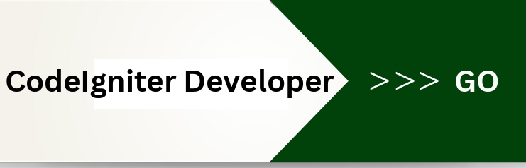 CodeIgniter Web Developer